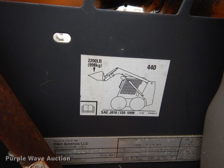 image for item DL3750 2007 Case 440  skid steer loader