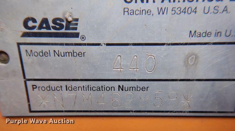 image for item DL3750 2007 Case 440  skid steer loader