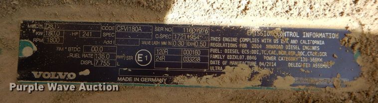 image for item DM4492 Volvo EC300EL  excavator