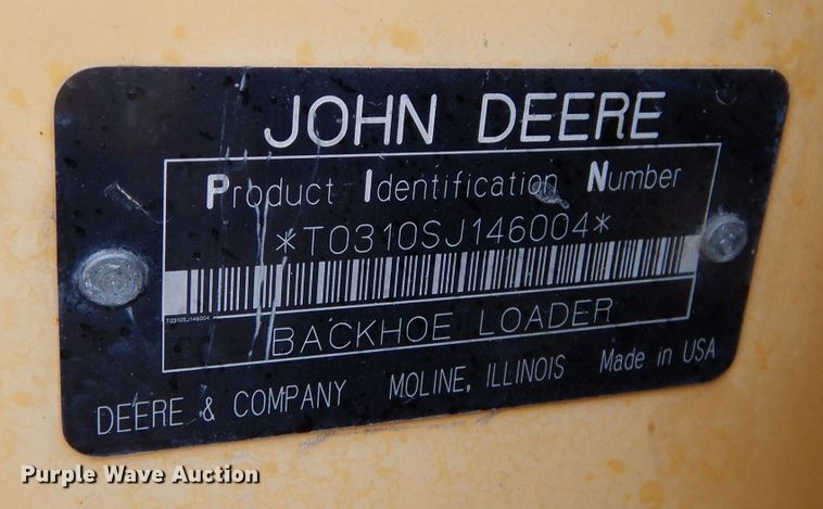 image for item DM4493 2007 John Deere 310SJ  backhoe