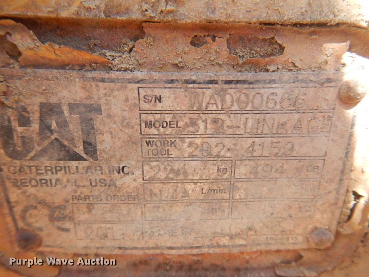 image for item DM5423 2012 Caterpillar 312D L  excavator