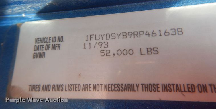 image for item DM5426 1994 Freightliner FLD  dump truck