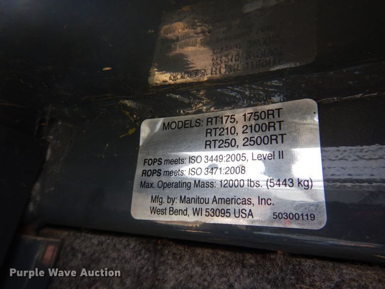 image for item DM5429 2016 Gehl RT210  skid steer loader