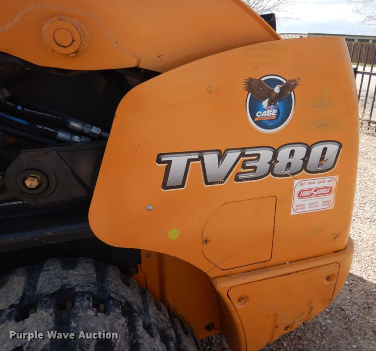 image for item DM5430 2015 Case TV380  skid steer loader