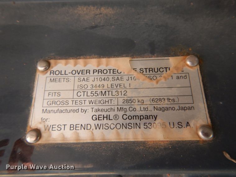 image for item DM5431 Mustang MTL312  skid steer loader