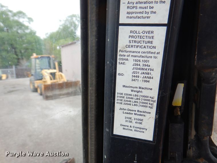 image for item DM6147 1998 John Deere 310E  backhoe