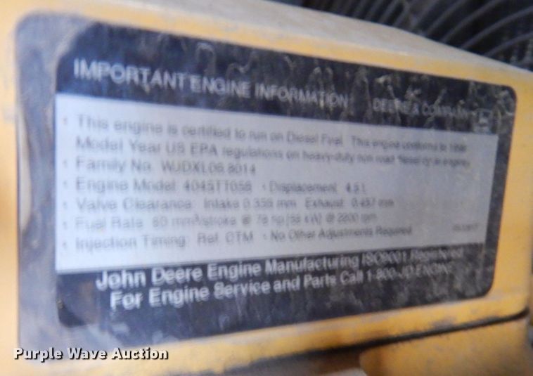 image for item DM6147 1998 John Deere 310E  backhoe