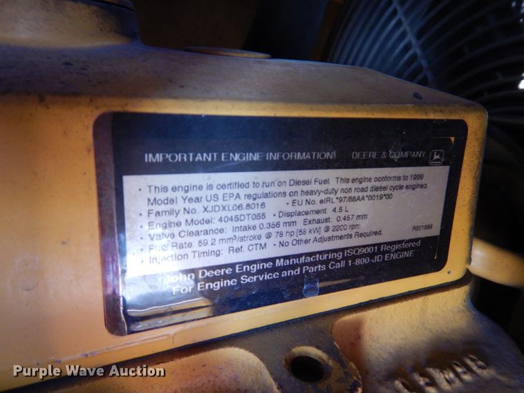 image for item DN1407 1999 John Deere 310E  backhoe