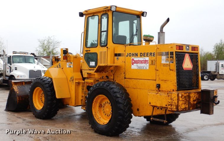 image for item DN7369 1990 John Deere 544E  wheel loader