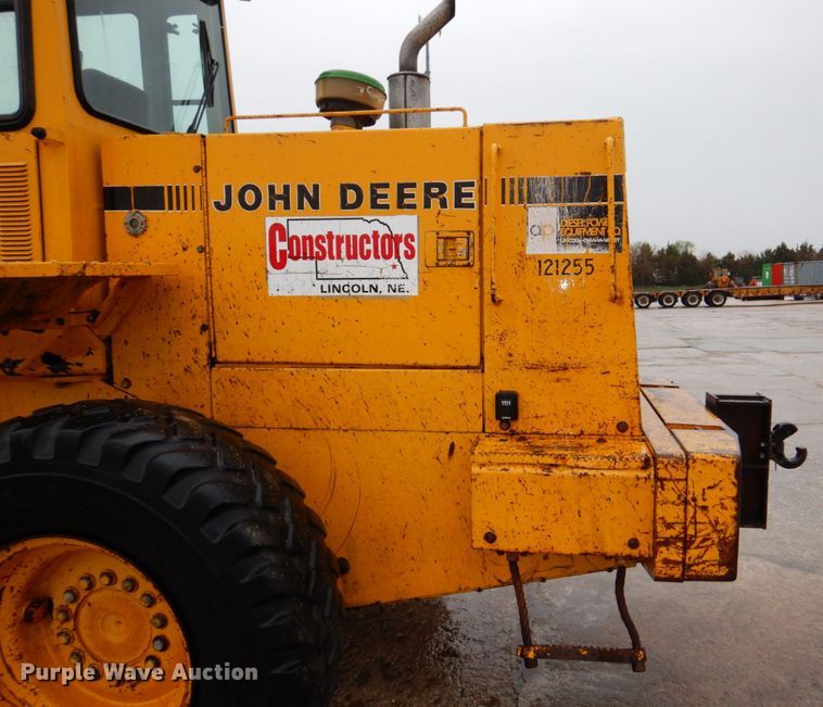 image for item DN7369 1990 John Deere 544E  wheel loader