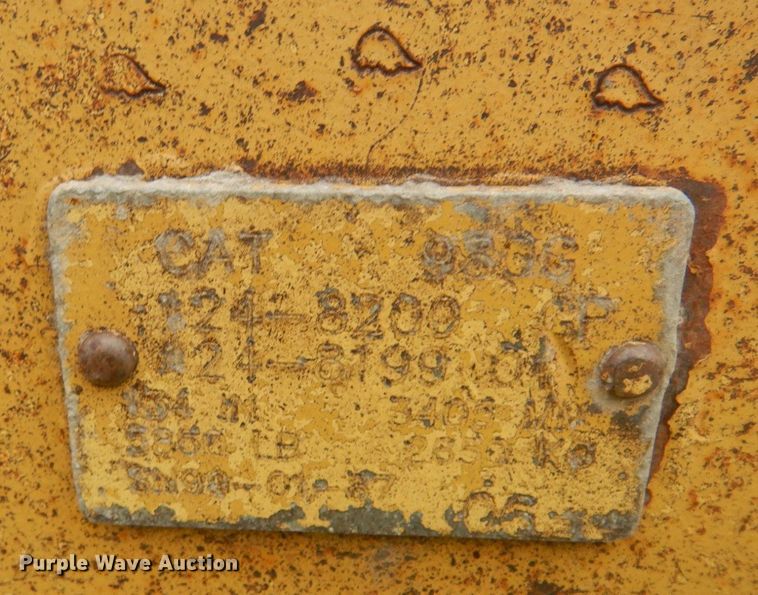 image for item DN7375 1999 Caterpillar 980G  wheel loader