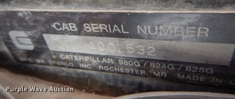 image for item DN7375 1999 Caterpillar 980G  wheel loader