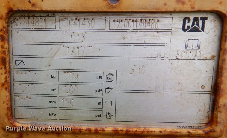 image for item DN7377 2015 Caterpillar 972M  wheel loader