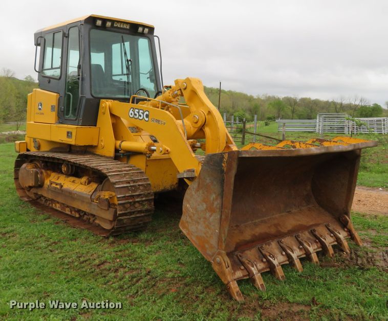 image for item DN7972 2004 John Deere 655C Series II  track loader