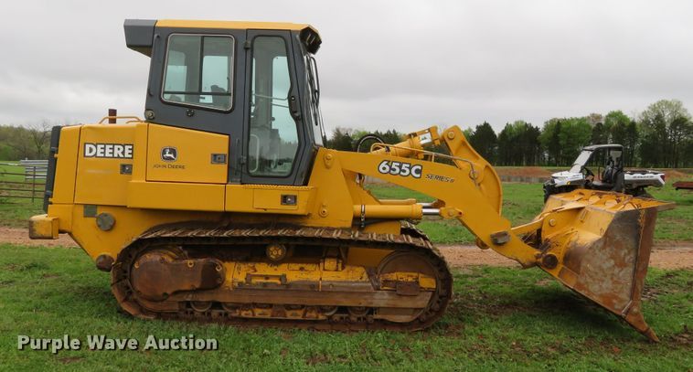 image for item DN7972 2004 John Deere 655C Series II  track loader