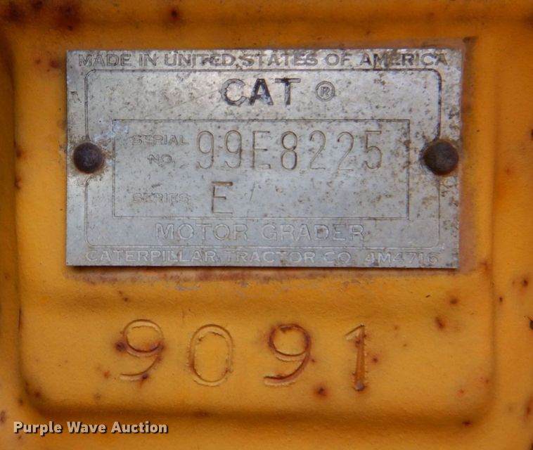 image for item DP3979 1963 Caterpillar 12E  rigid frame motor grader