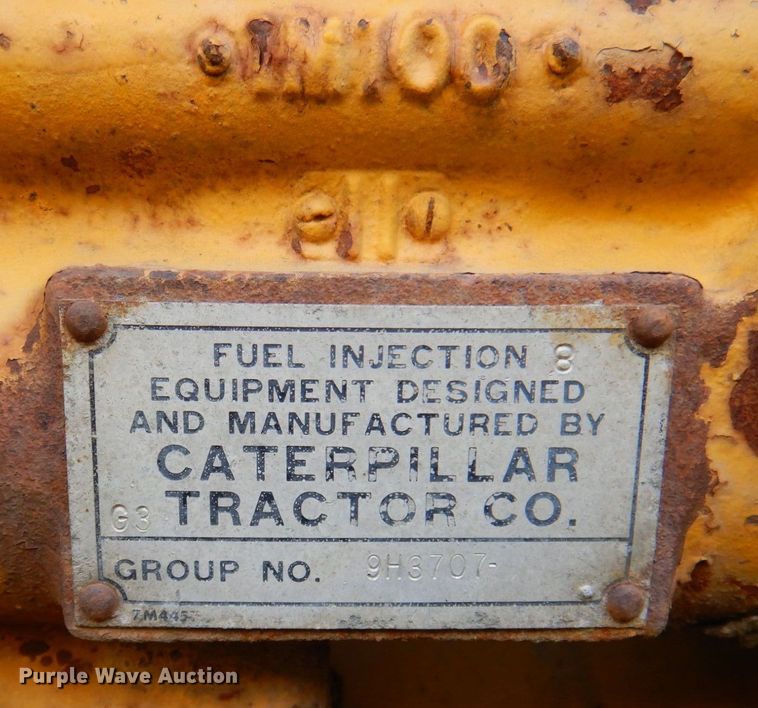image for item DP3979 1963 Caterpillar 12E  rigid frame motor grader