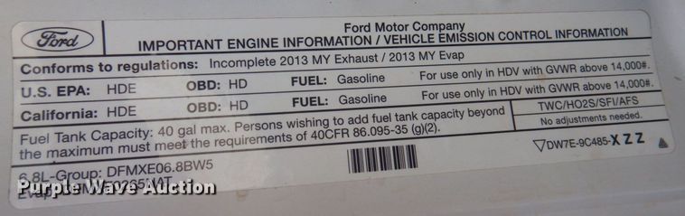 image for item DP5437 2013 Ford F550 Super Duty  bucket truck