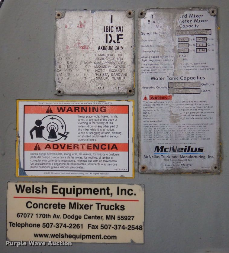 image for item DP5456 2005 Mack CV513  ready mix truck