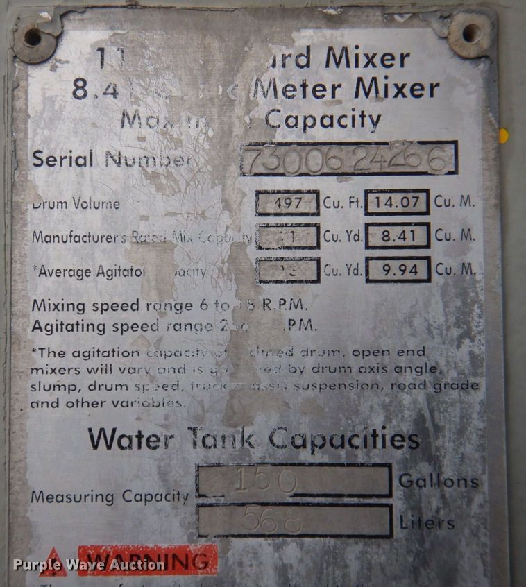 image for item DP5456 2005 Mack CV513  ready mix truck