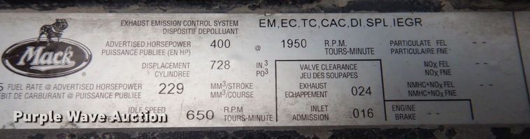 image for item DP5456 2005 Mack CV513  ready mix truck