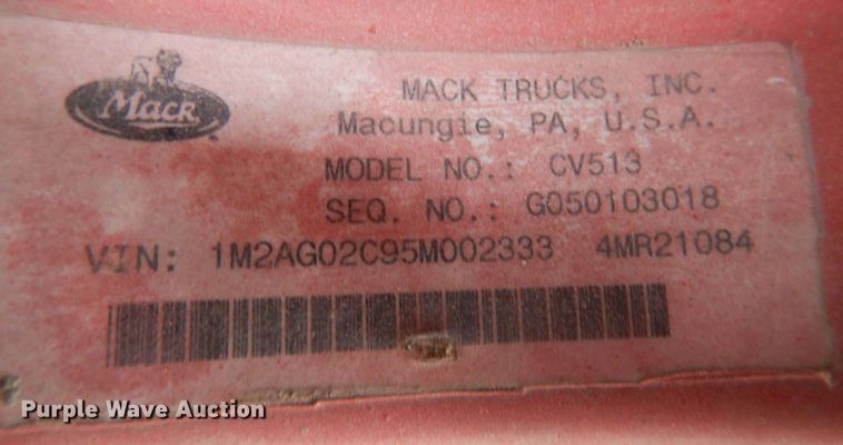 image for item DP5456 2005 Mack CV513  ready mix truck