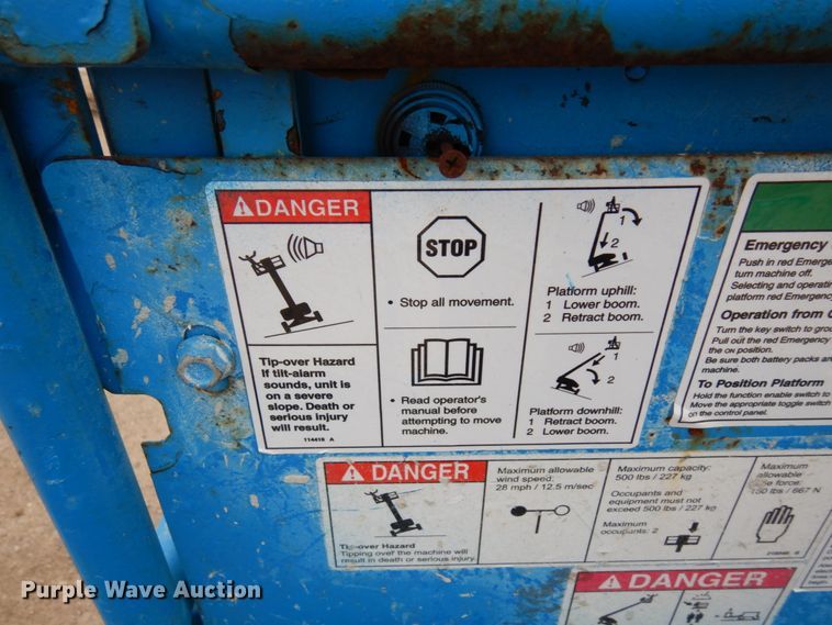image for item DR0336 2017 Genie S-65  boom lift