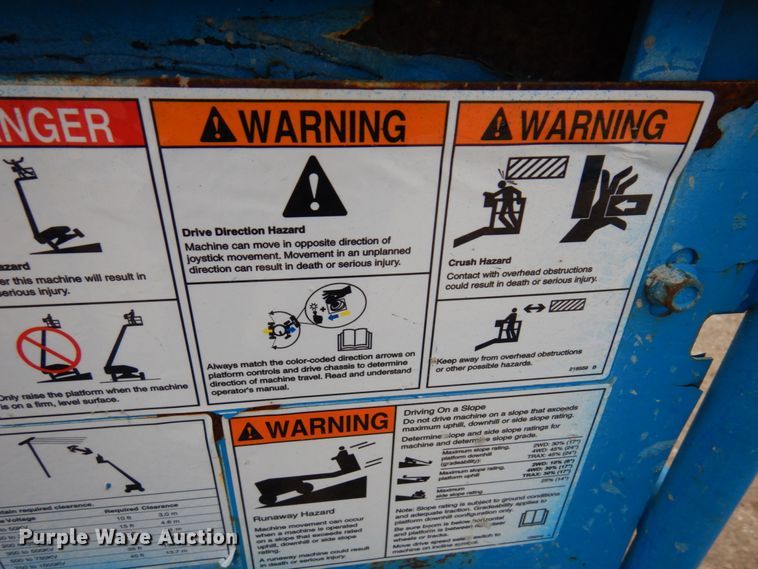 image for item DR0336 2017 Genie S-65  boom lift