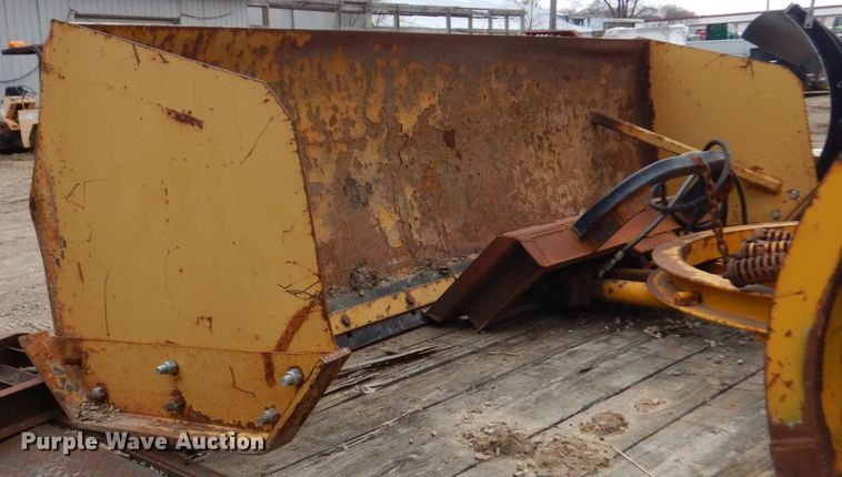 image for item DR0341 10' W skid steer snow pusher