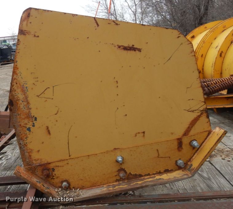 image for item DR0341 10' W skid steer snow pusher