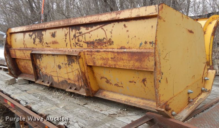 image for item DR0341 10' W skid steer snow pusher