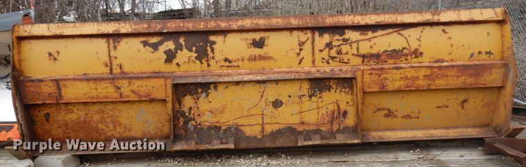 image for item DR0341 10' W skid steer snow pusher