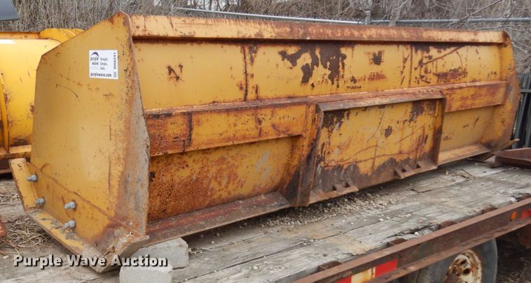 image for item DR0341 10' W skid steer snow pusher