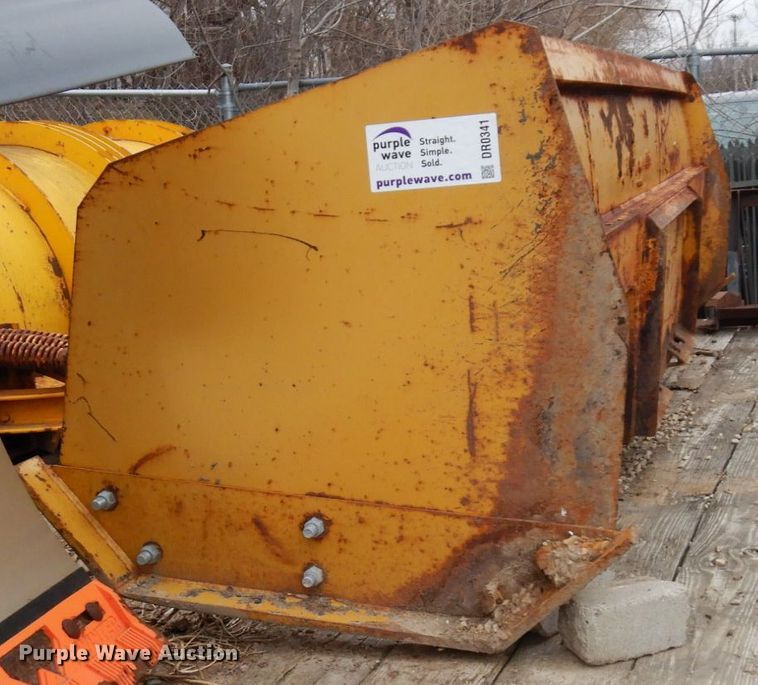 image for item DR0341 10' W skid steer snow pusher