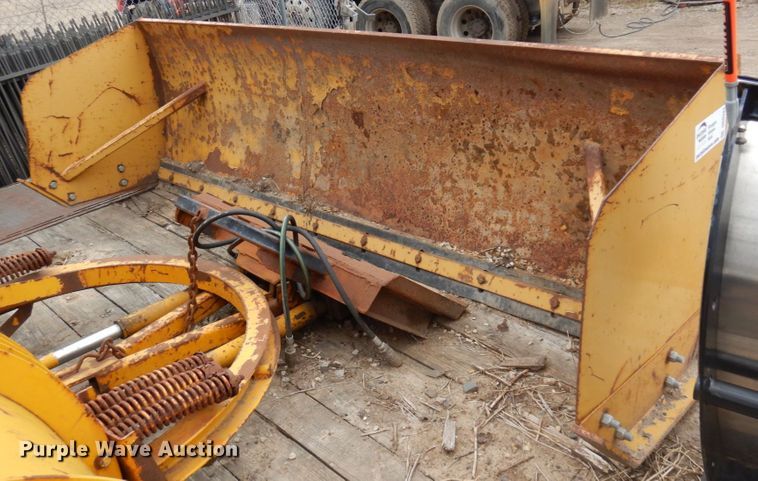 image for item DR0341 10' W skid steer snow pusher