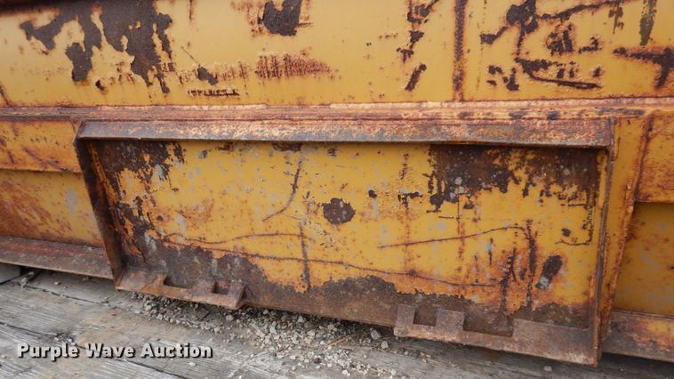 image for item DR0341 10' W skid steer snow pusher