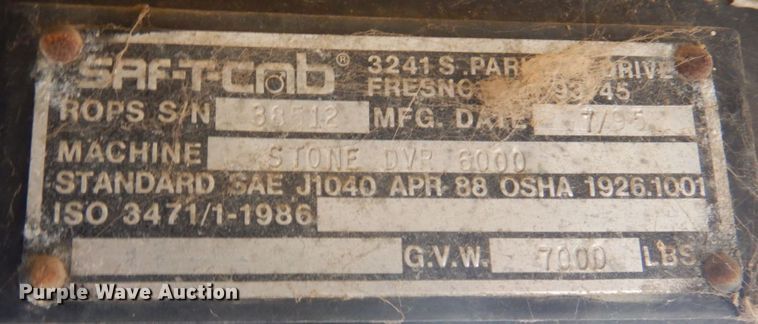 image for item DR0345 Stone PD54  single drum vibratory roller