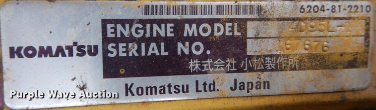 image for item DS8000 Komatsu PC60-7  excavator