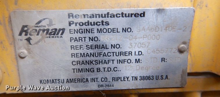 image for item DS8001 1998 Komatsu D155AX  dozer