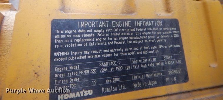 image for item DS8001 1998 Komatsu D155AX  dozer
