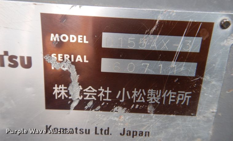 image for item DS8001 1998 Komatsu D155AX  dozer