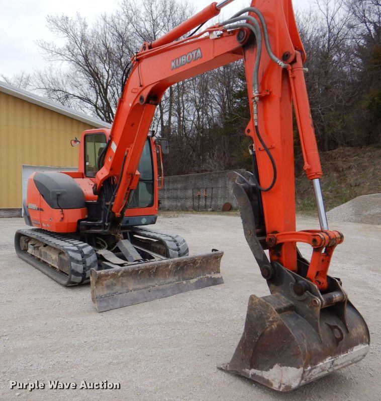 image for item DS8018 2009 Kubota KX080-3  mini excavator
