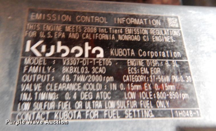 image for item DS8018 2009 Kubota KX080-3  mini excavator