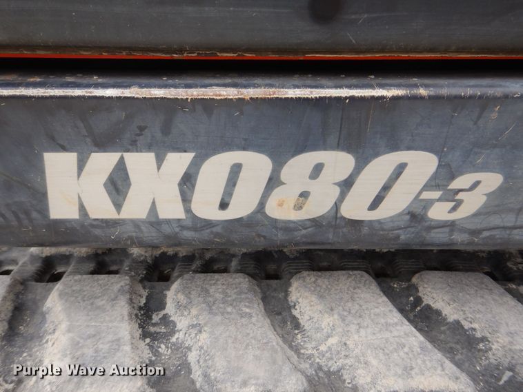 image for item DS8018 2009 Kubota KX080-3  mini excavator