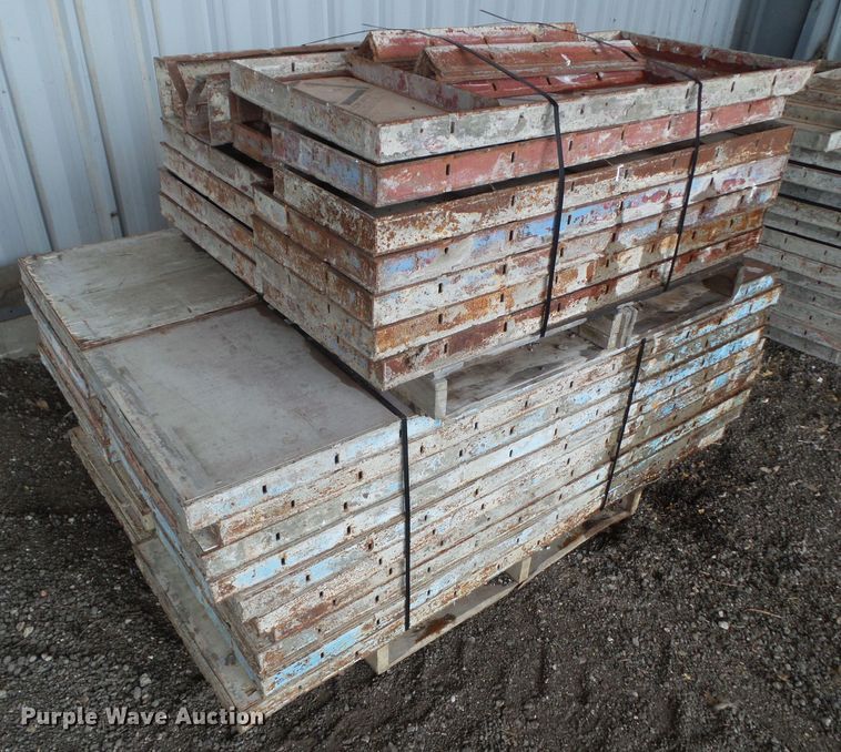 image for item HF9989 (5) pallets of concrete forms