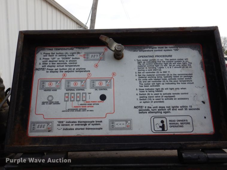 image for item IM9975 2001 Cimline 230D  melter applicator