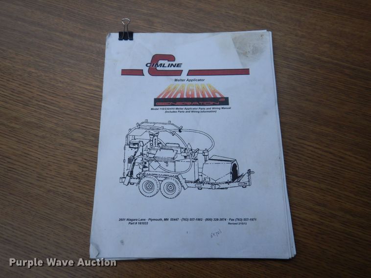 image for item IM9975 2001 Cimline 230D  melter applicator