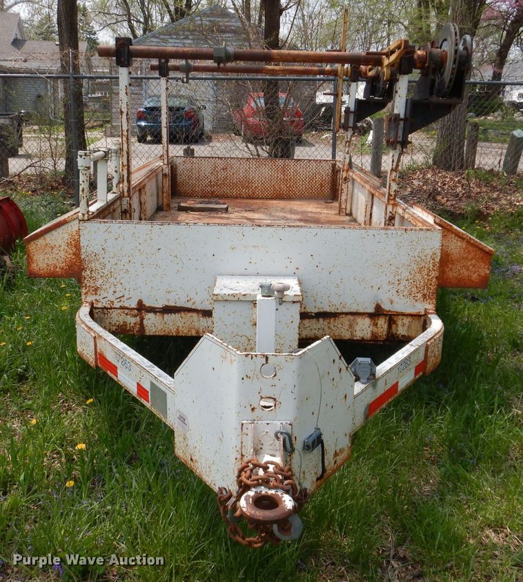 image for item JH9875 1999 Kiefer  reel trailer