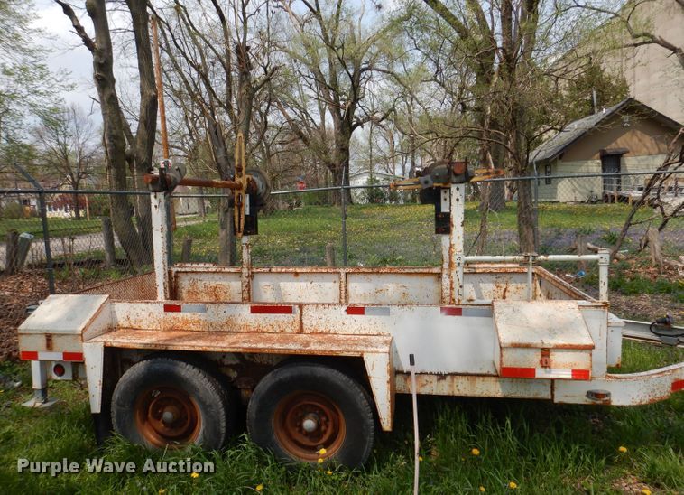 image for item JH9875 1999 Kiefer  reel trailer