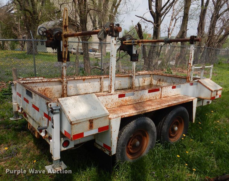 image for item JH9875 1999 Kiefer  reel trailer